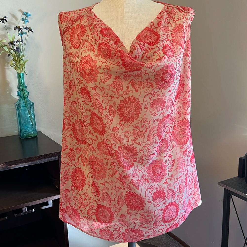 Cabi print blouse